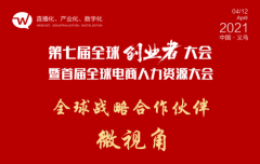 恭喜微视角成为全球创业者大会暨首届全球电商人力资源大会全球战略合作伙伴